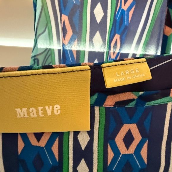 Maeve Mixed Pattern Dress - Picture 3 of 6